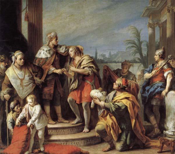 Jacopo Amigoni Joseph in Pharaob's Palace France oil painting art